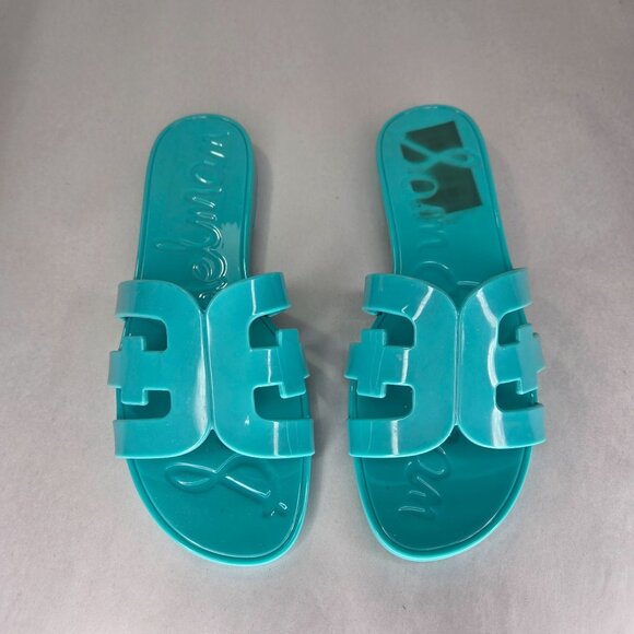 Sam Edelman Bay Jelly Women's Slip on Flat Pool Slides - Picture 1 of 7